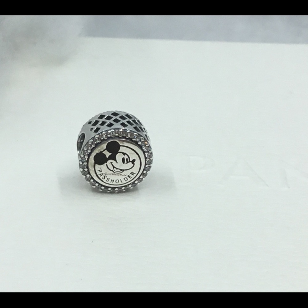 Pandora Disney Mickey CZ 2 Sided Charm